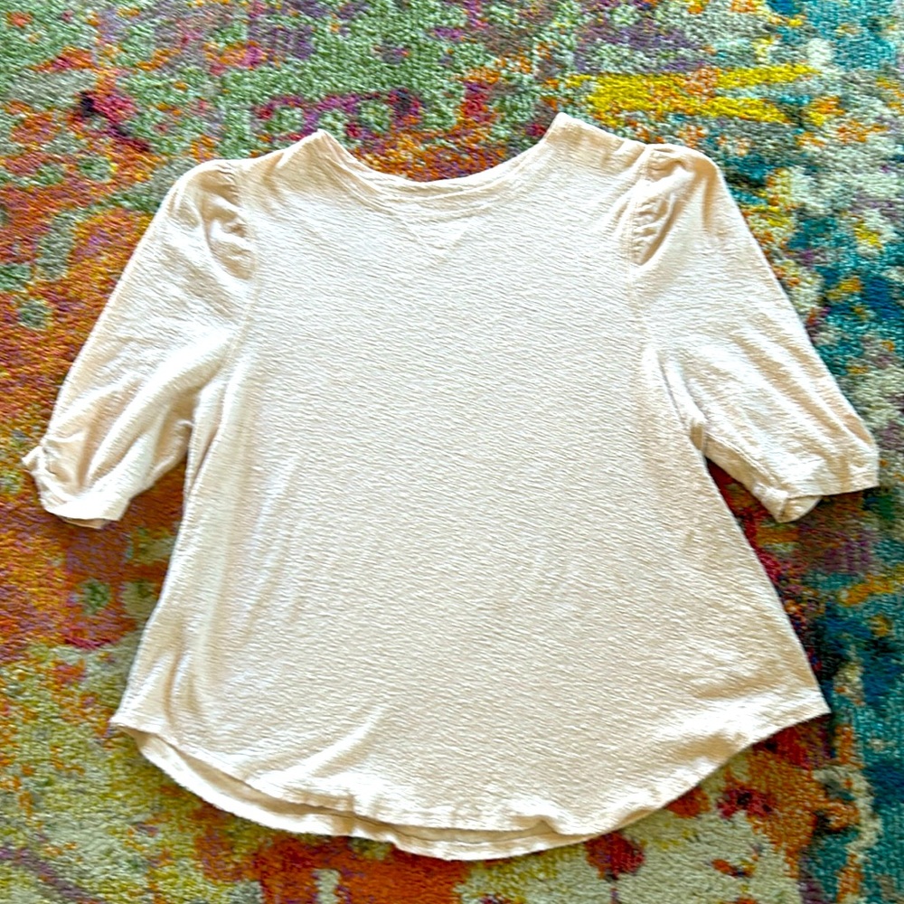 Free People L blush pink top